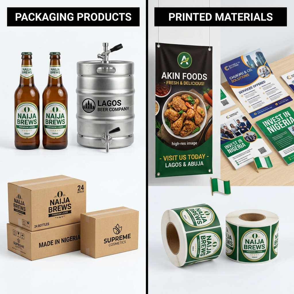 Packaging vs printing Nigeria