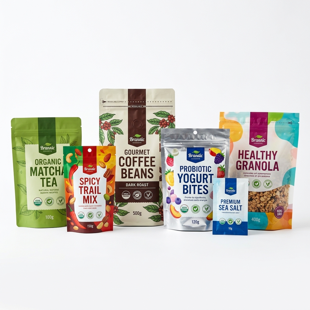 Flexible packaging stand-up pouches sachets and nylon bags by Procuran Limited